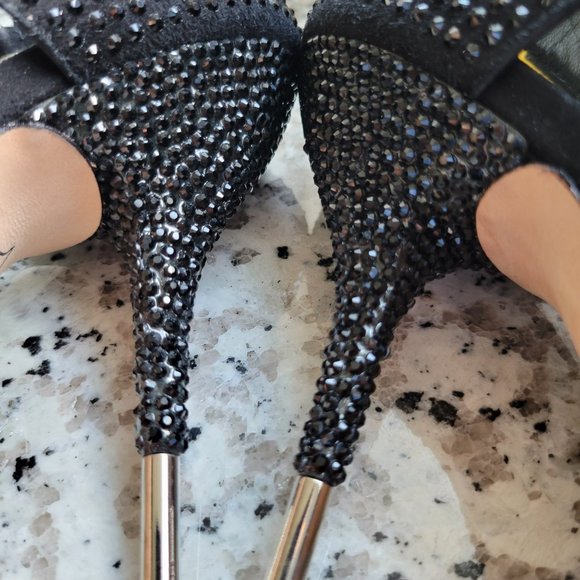 Giuseppe Zanotti heels embellished with crystals EU Sz 40 Mint condition - Picture 14 of 17
